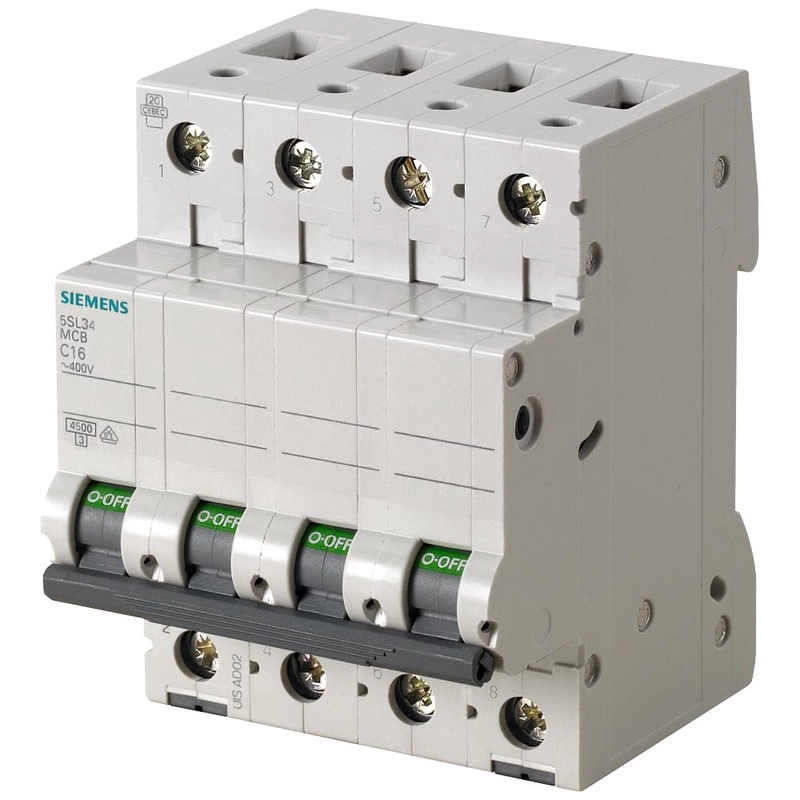 Interruptor Termomagnético tetrapolar 10A 4,5KA curva C